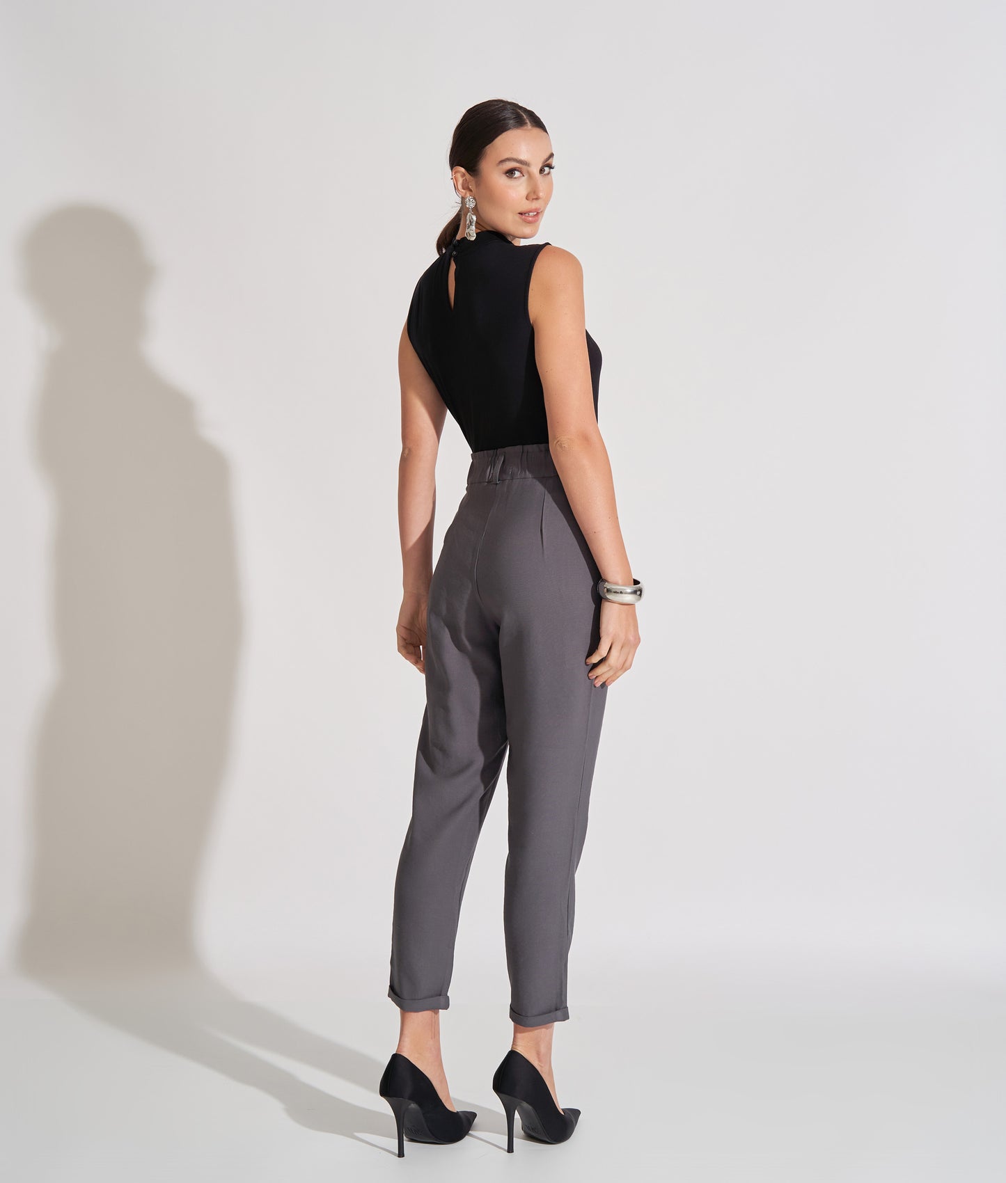 Blusa Viscolycra Regata Gola Alta Anita