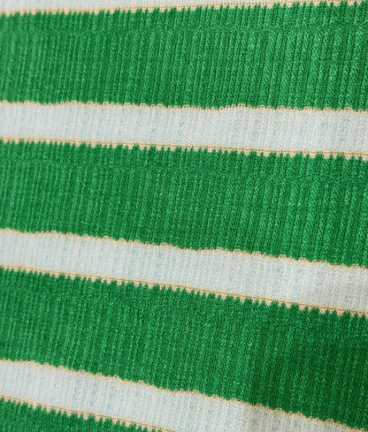 Vestido Malha Listrado Marina