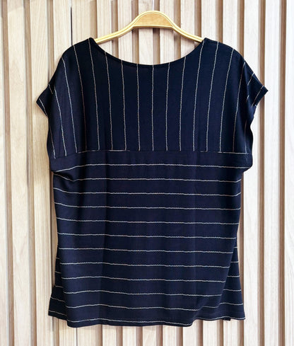 Blusa Malha Listrada Daniela