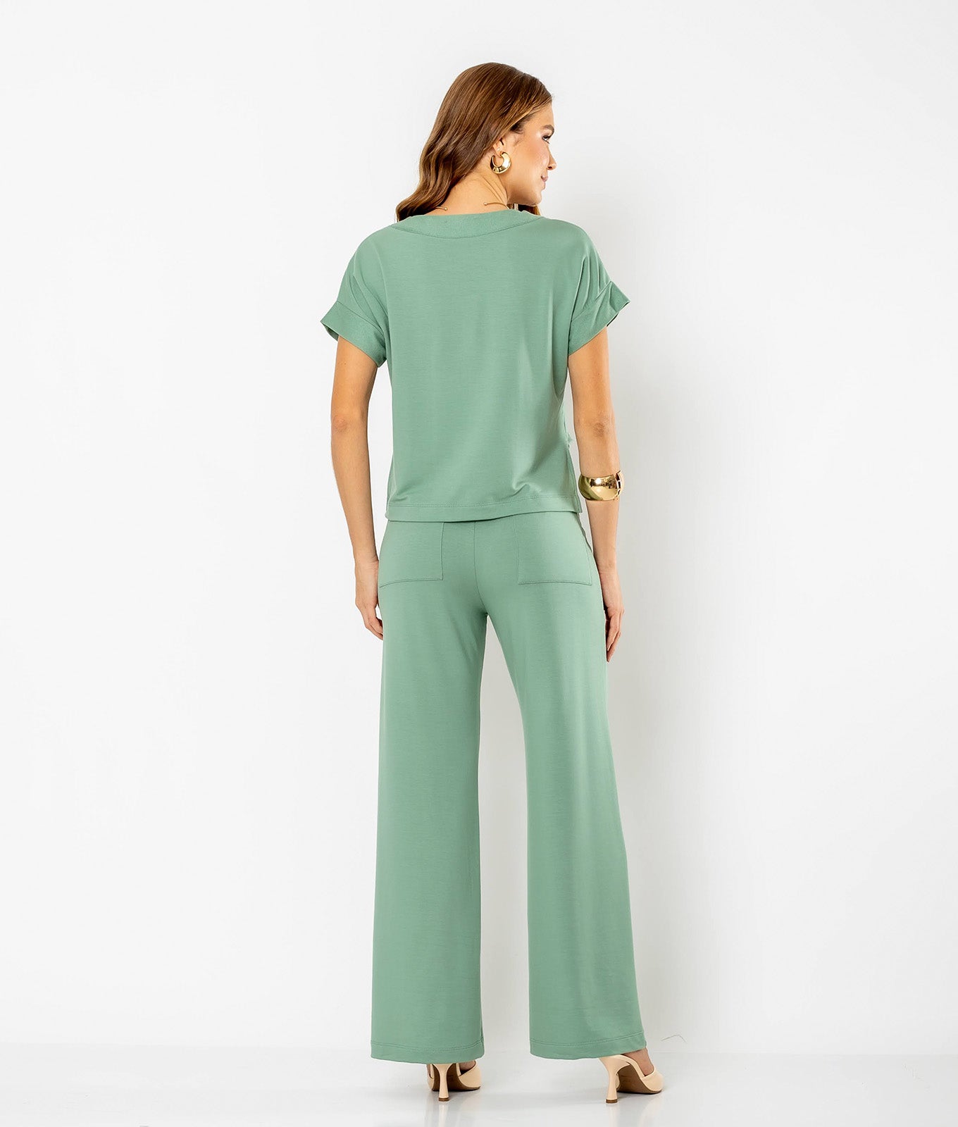 Conjunto Blusa e Calça Moletinho Verônica