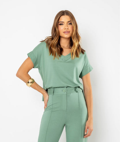 Conjunto Blusa e Calça Moletinho Verônica
