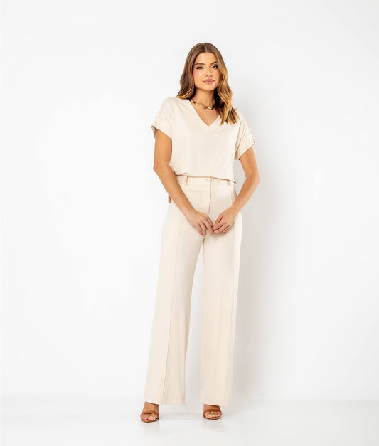 Conjunto Blusa e Calça Moletinho Verônica